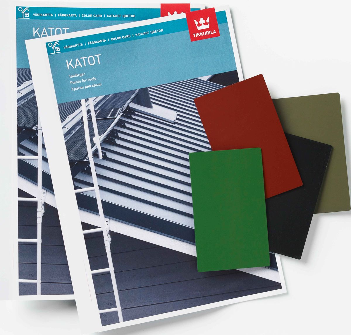 PAINTS FOR ROOFS - Vzorník odstínů na plechové střechy.