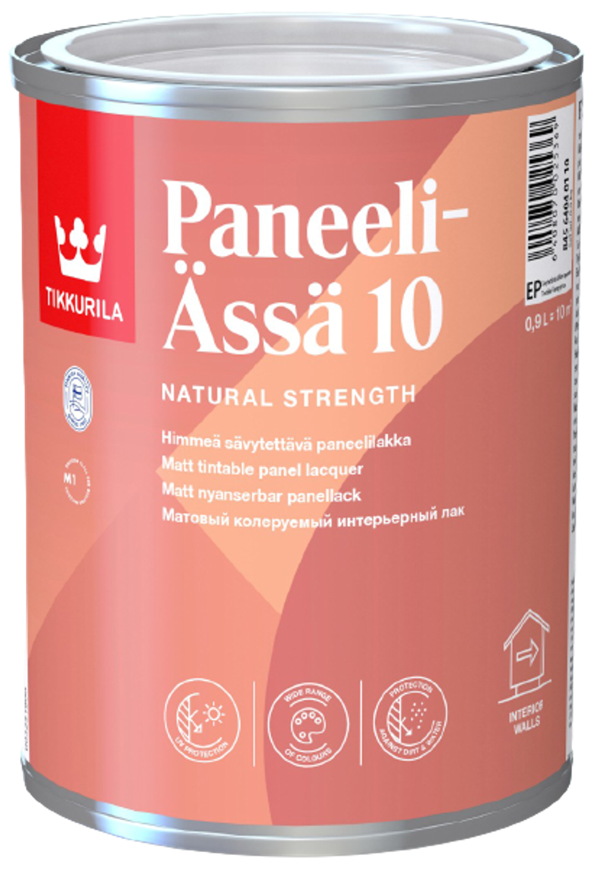 PANEELI ÄSSÄ 10, lak na dřevěné obklady, TIKKURILA