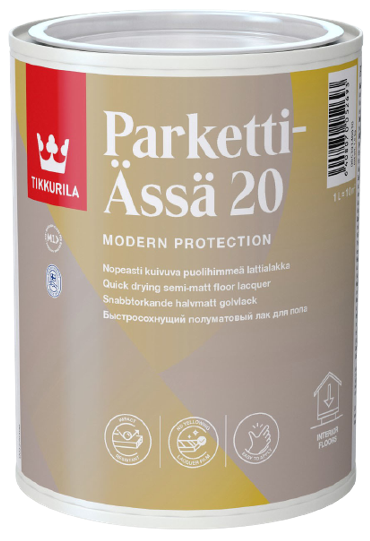 PARKETTI ÄSSÄ 50, lak na dřevo, TIKKURILA
