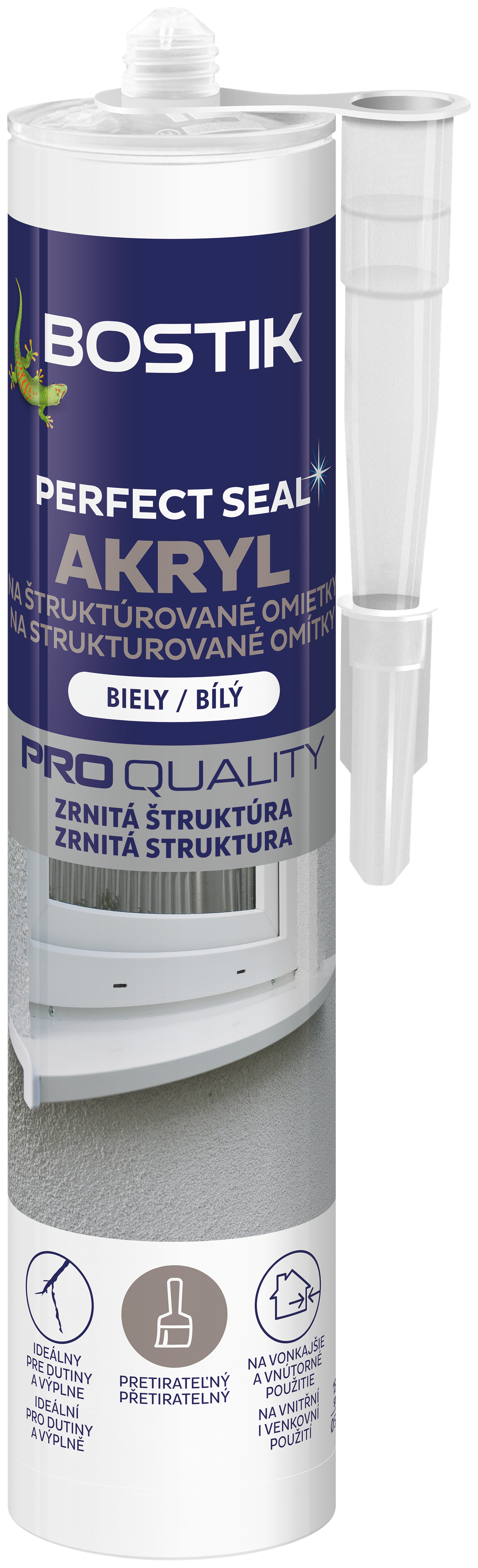 PERFECT SEAL AKRYL NA STRUKTUROVANÉ OMÍTKY - Akrylový tmel na strukturované omítky

