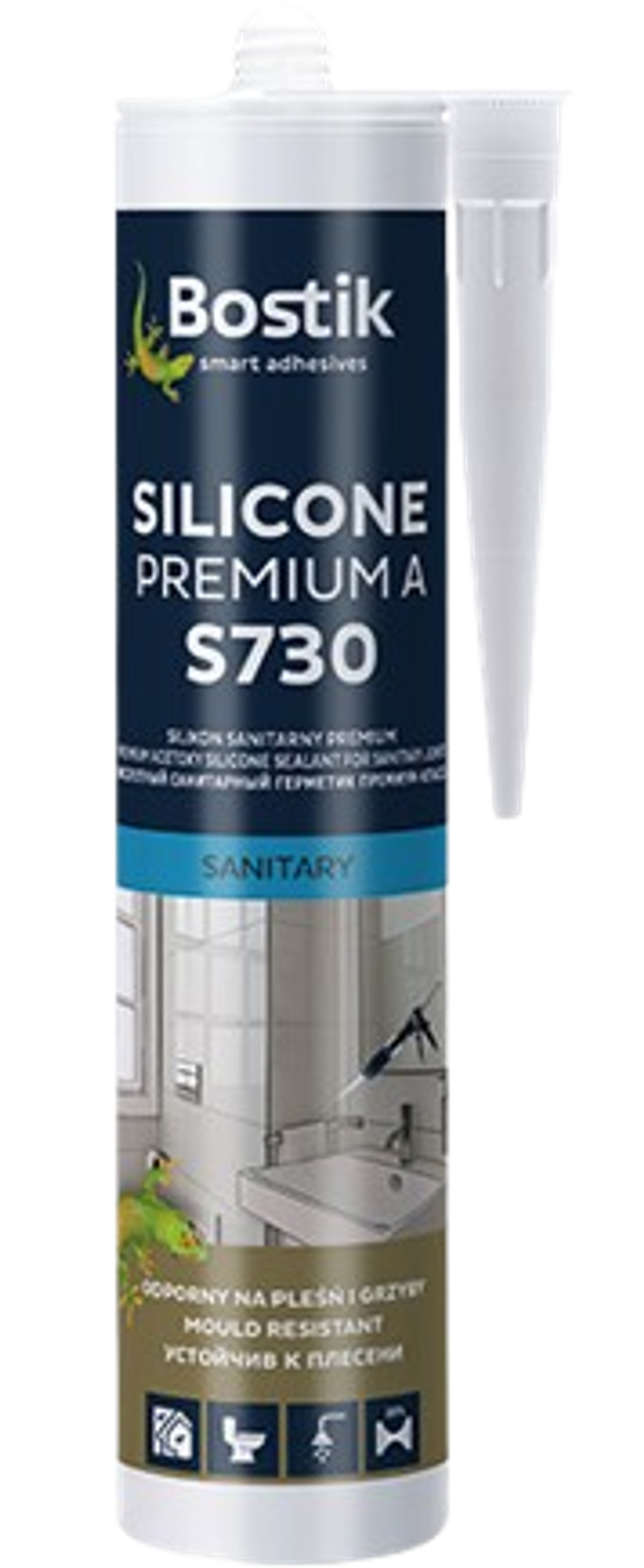 S730 SILICONE PREMIUM A - Prvotřídní silikonový tmel pro sanitární spoje

