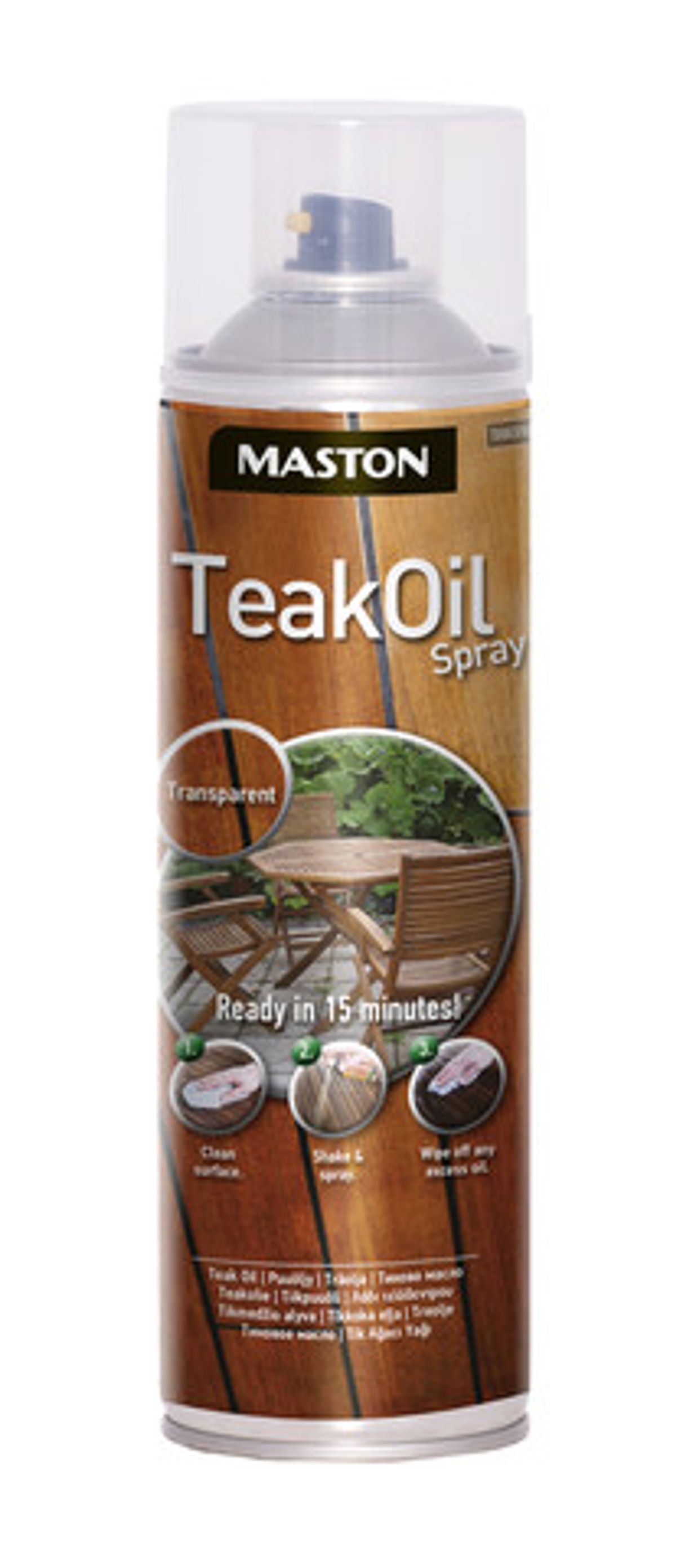 Sprej na ošetření dřeva, Maston