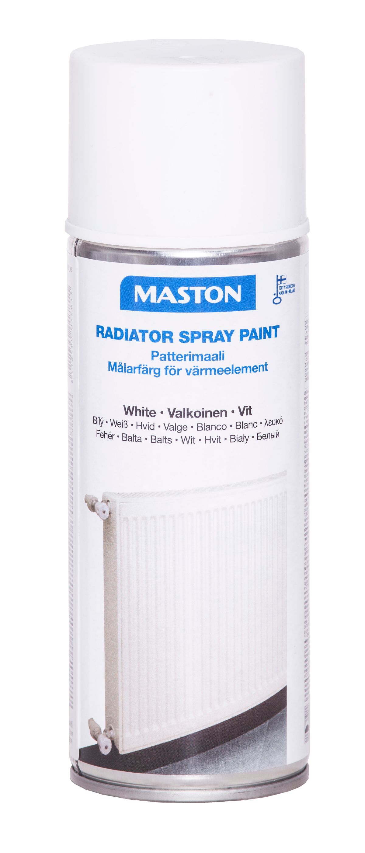Spraypaint RADIATOR, barva ve spreji na radiátor, MASTON