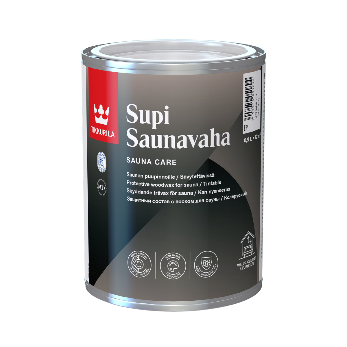 SUPI SAUNAVAHA, ochranný prostředek na dřevo, TIKKURILA