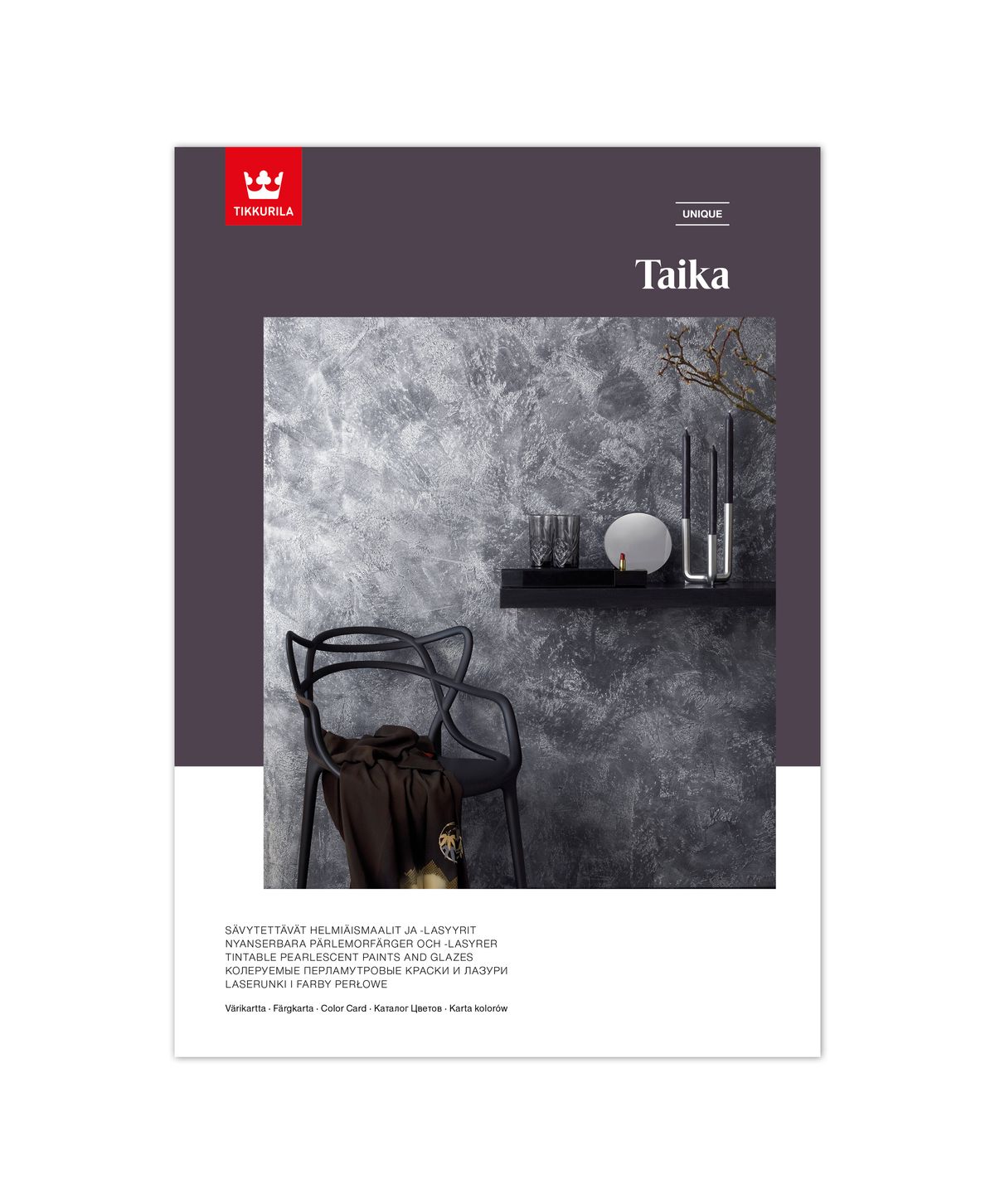 TAIKA - Vzorník barvy Taika Pearl Paint a glazury Taika Pearl Glaze