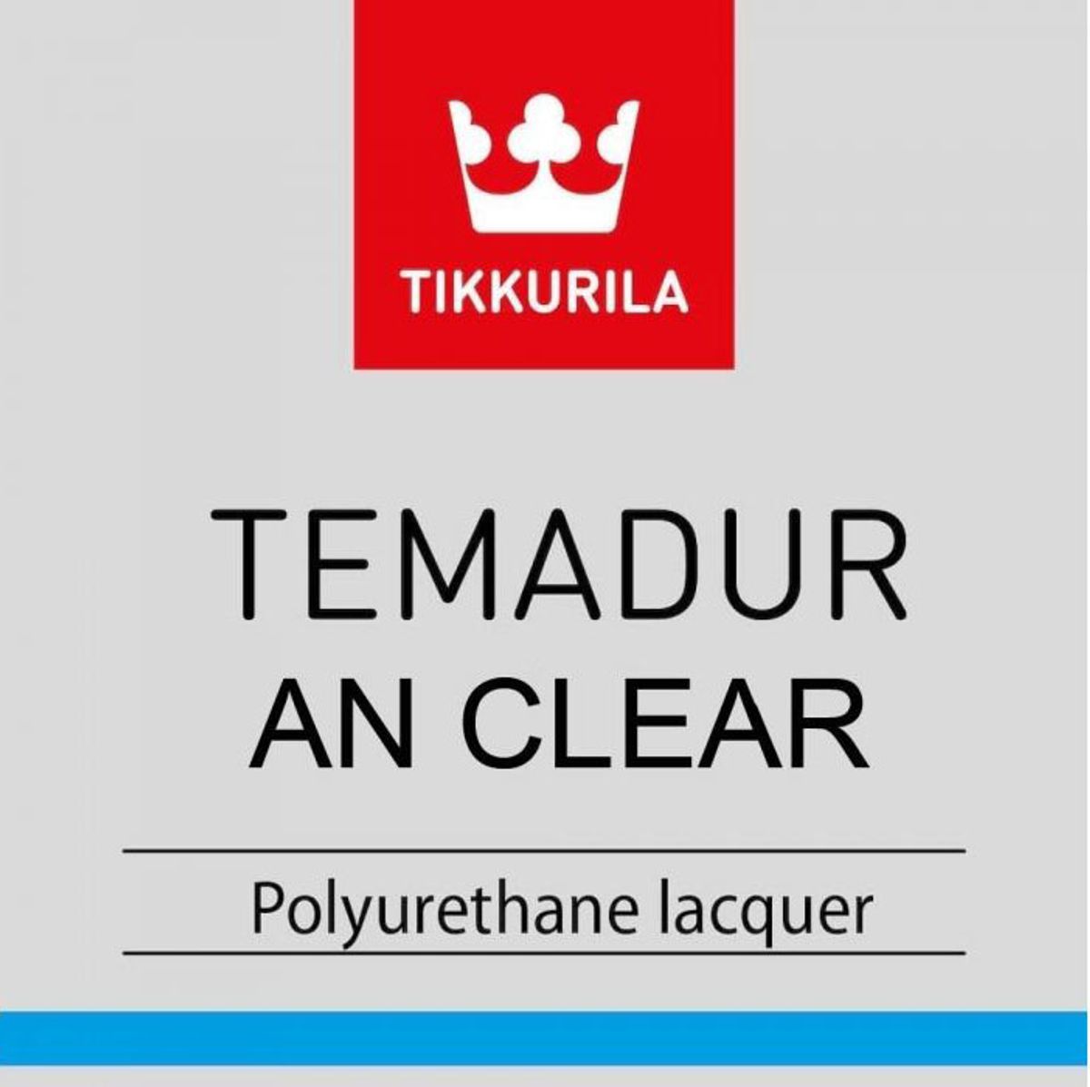 TEMADUR AN CLEAR - Dvousložkový, plně matný, polyuretanový lak