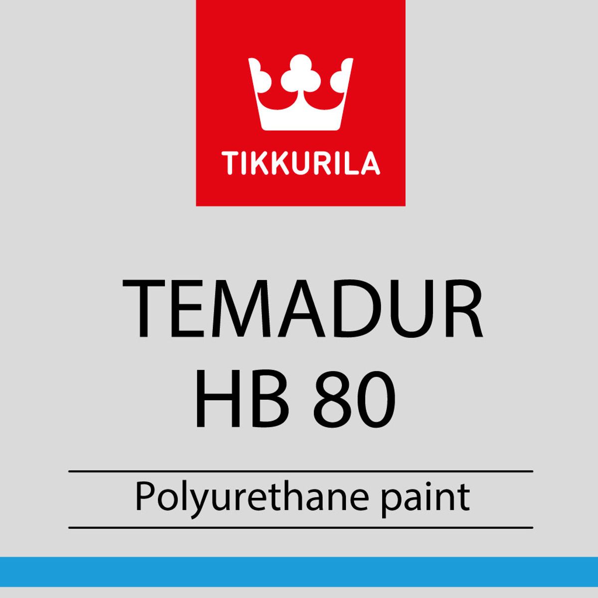 TEMADUR HB 80, polyuretanová barva, TIKKURILA