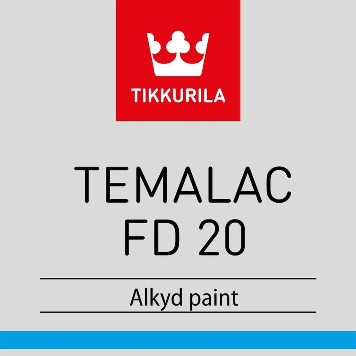 TEMALAC FD 20, polomatná alkydová barva, TIKKURILA
