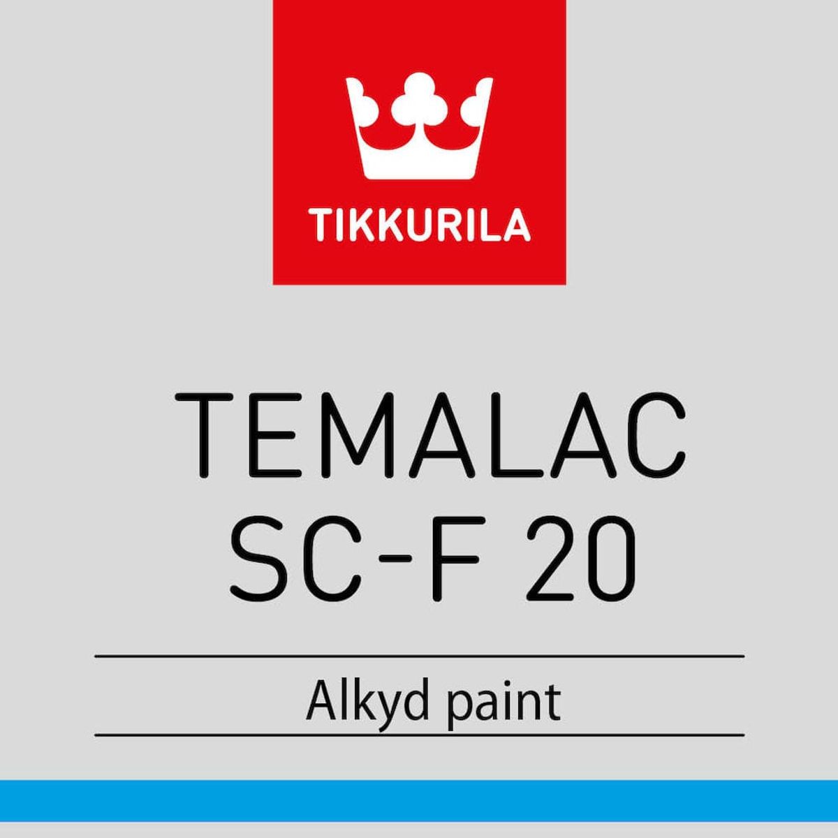 TEMALAC SC-F 20, vysokosušinová alkydová barva, TIKKURILA