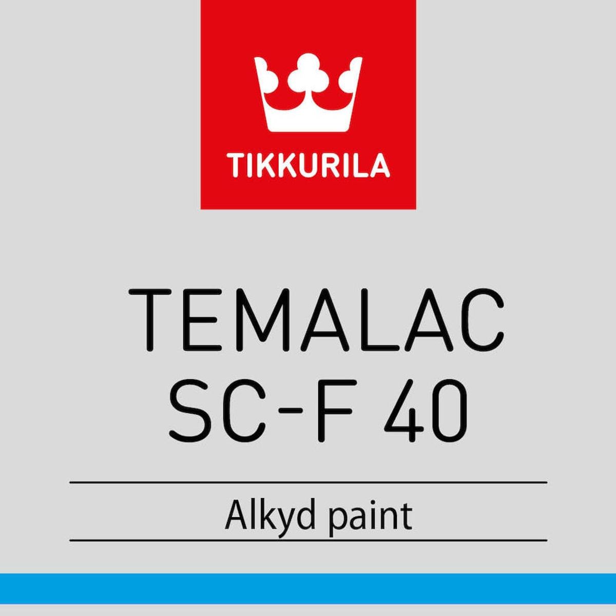 TEMALAC SC-F 40, vysokosušinová alkydová barva, TIKKURILA