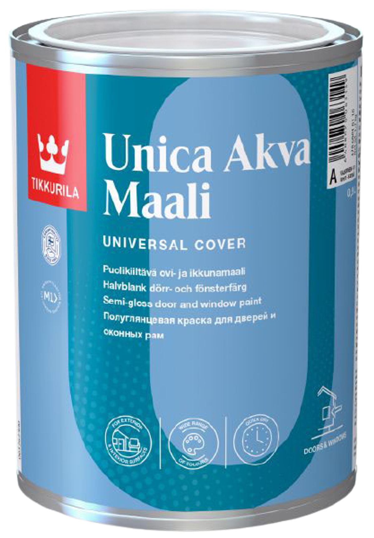 UNICA AKVA MAALI, barva na okna, TIKKURILA