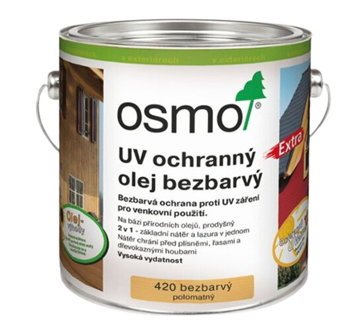 UV OCHRANNÝ OLEJ BEZBARVÝ 420 - Výborná UV ochrana na dřevo pro exteriér