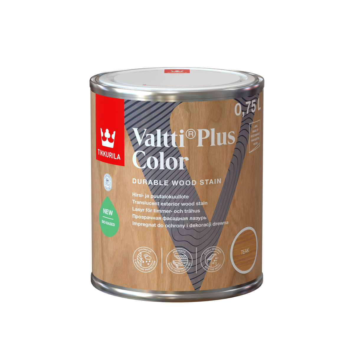 VALTTI PLUS COLOR - Odolná lazura na dřevo

