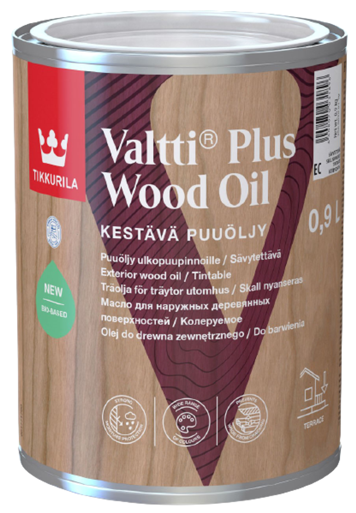 VALTTI WOOD OIL AKVA, olej na dřevo, TIKKURILA