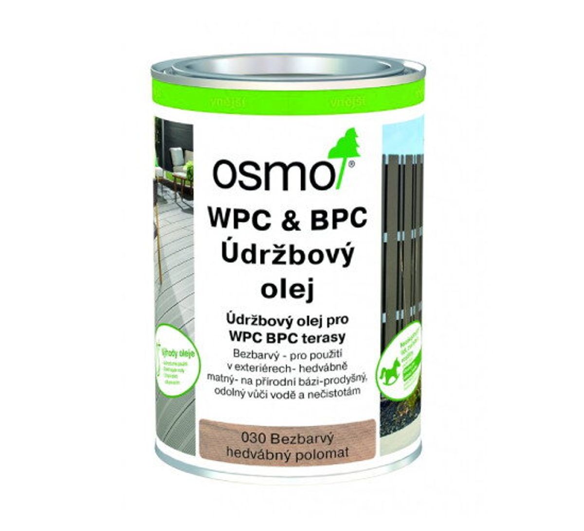 WPC & BPC ÚDRŽBOVÝ OLEJ - Ochrana před nečistotami a skvrnami